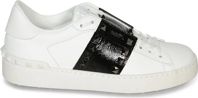 Valentino Garavani Rockstud Lace-Up Sneakers