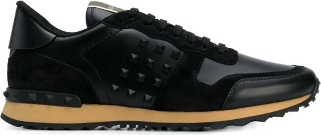 Valentino Garavani Rockstud Lace-Up Sneakers