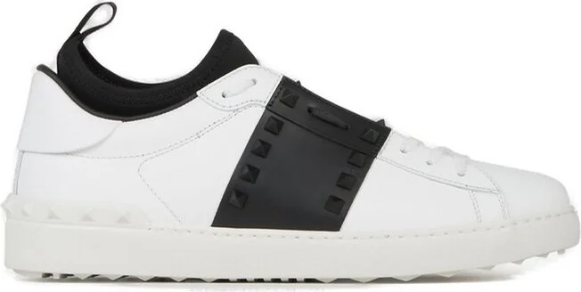 Valentino Garavani Rockstud Lace-Up Sneakers