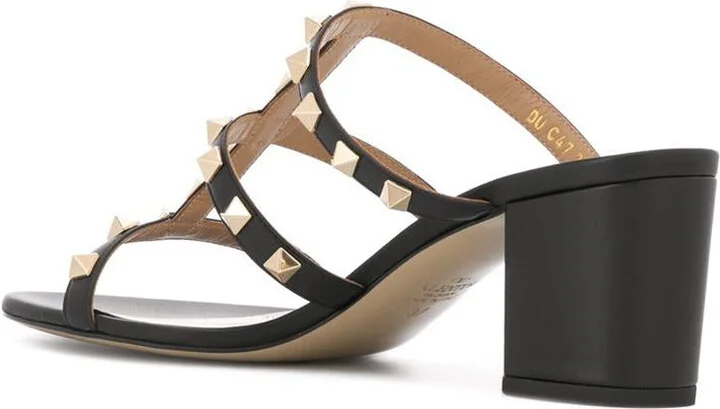 Valentino Garavani Rockstud Leather Mules - Image 3