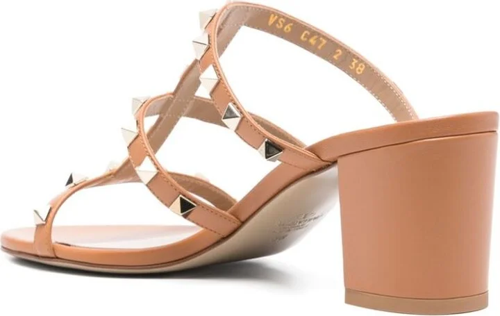 Valentino Garavani Rockstud Leather Mules - Image 2