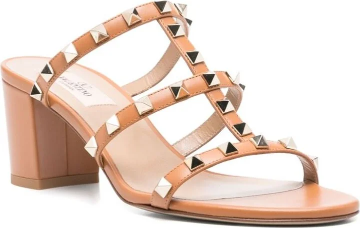Valentino Garavani Rockstud Leather Mules - Image 3