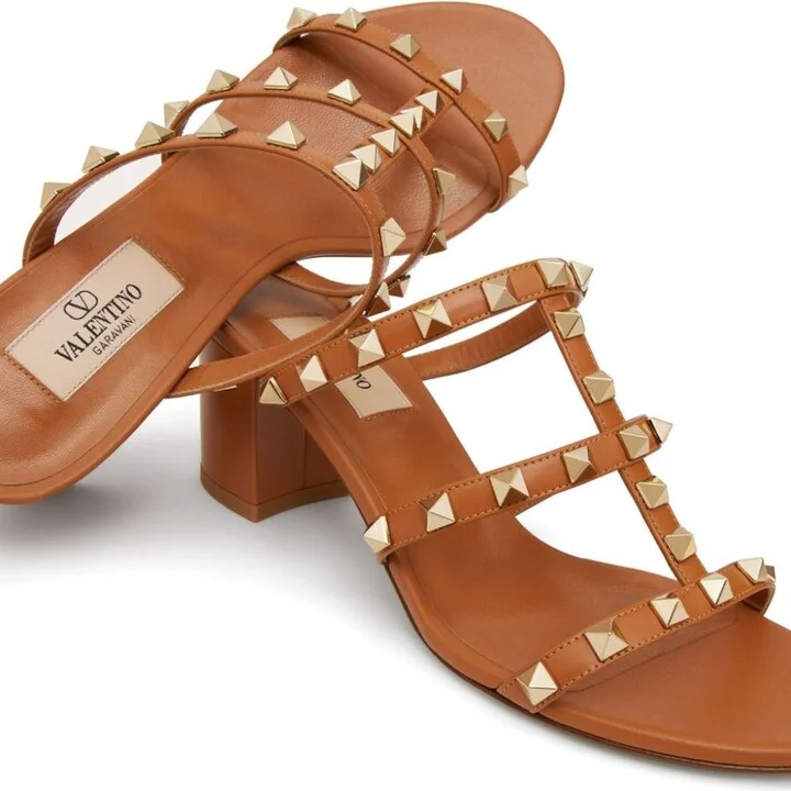 Valentino Garavani Rockstud Leather Mules - Image 6