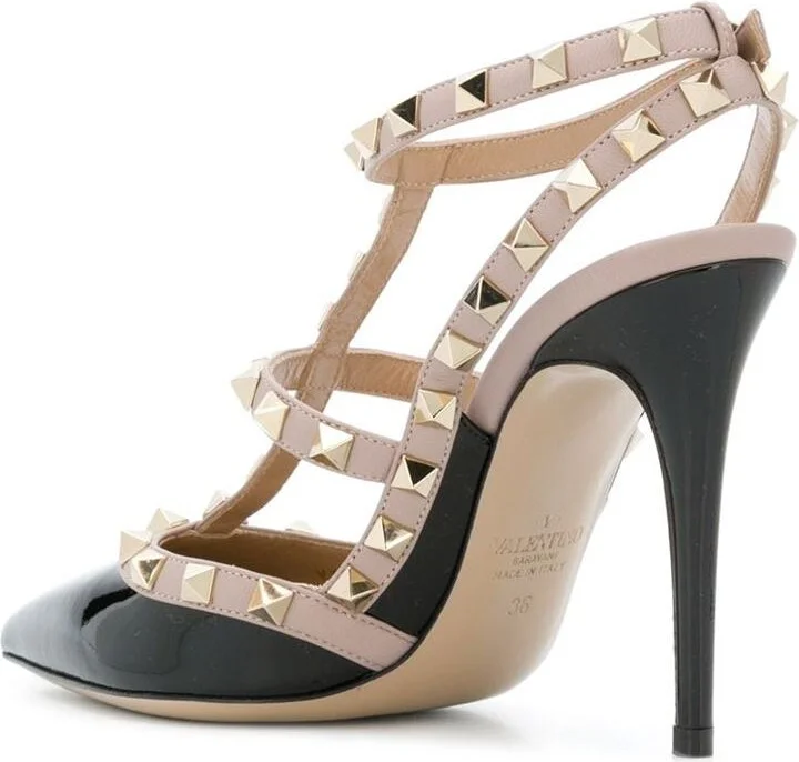 Valentino Garavani Rockstud Leather Pumps - Image 3