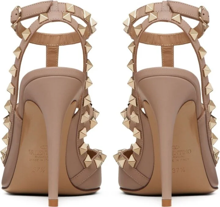 Valentino Garavani Rockstud Leather Pumps - Image 2