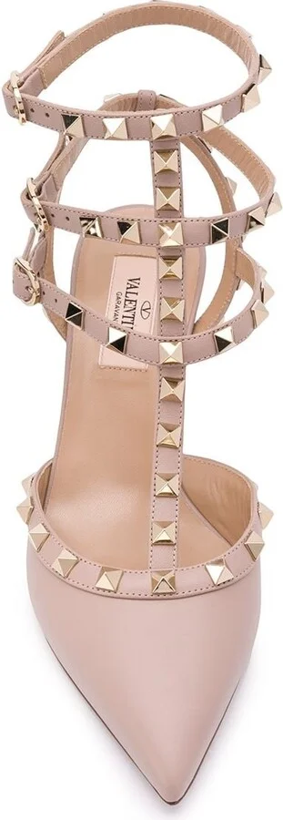 Valentino Garavani Rockstud Leather Pumps - Image 2