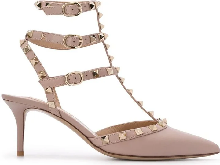 Valentino Garavani Rockstud Leather Pumps