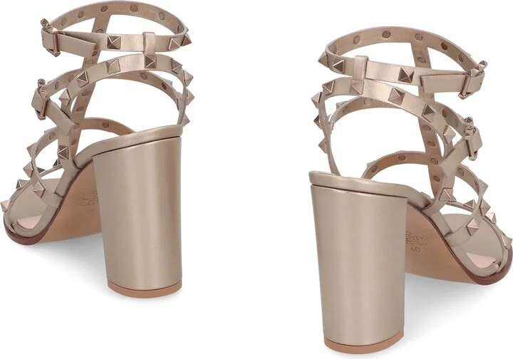 Valentino Garavani Rockstud Leather Sandals - Image 4