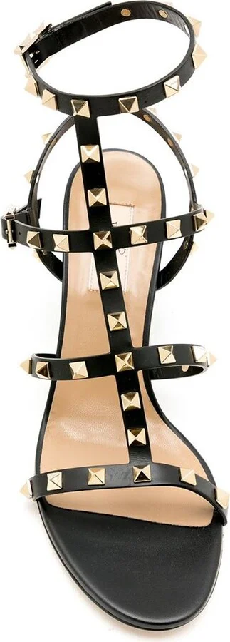 Valentino Garavani Rockstud Leather Sandals - Image 2