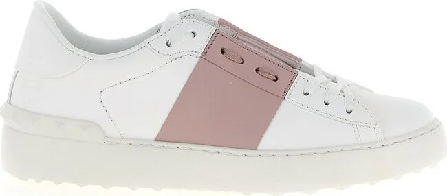 Valentino Garavani Rockstud Open Lace-Up Sneakers