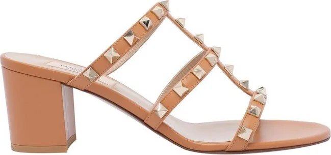 Valentino Garavani Rockstud Open Toe Caged Mules