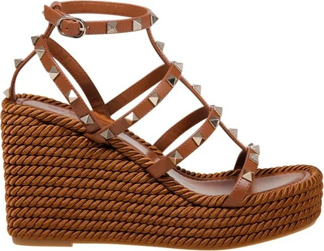 Valentino Garavani Rockstud Open Toe Caged Sandals