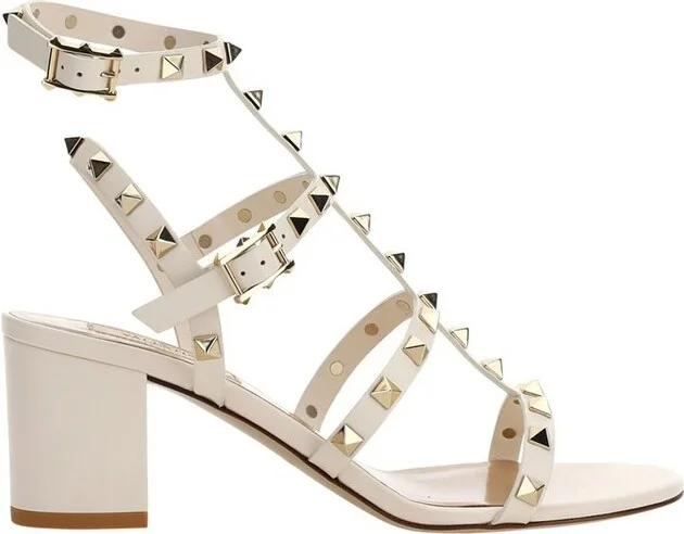 Valentino Garavani Rockstud Open Toe Heeled Sandals
