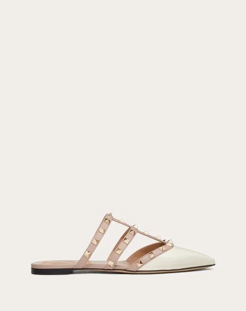 Valentino Garavani Rockstud Patent-Leather Mule