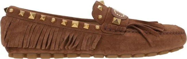 Valentino Garavani Rockstud Plaster Caster Square Toe Loafers