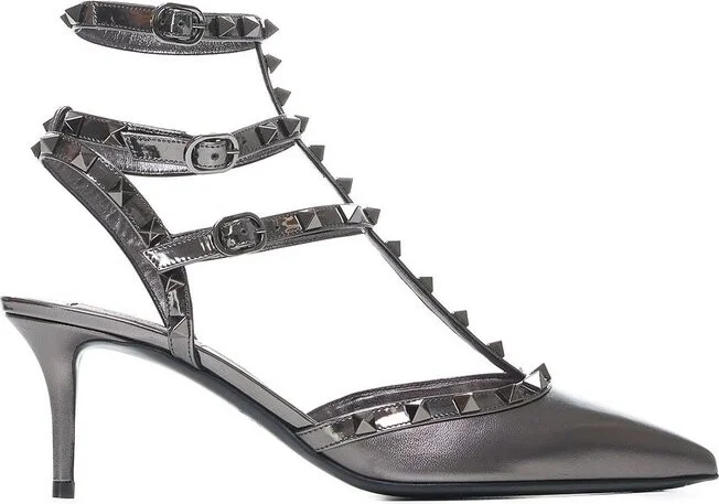 Valentino Garavani Rockstud Pointed Toe Caged Pumps
