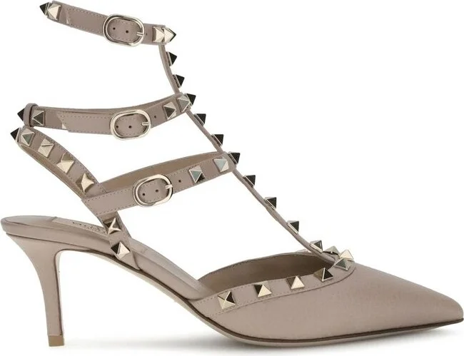 Valentino Garavani Rockstud Pointed Toe Caged Pumps