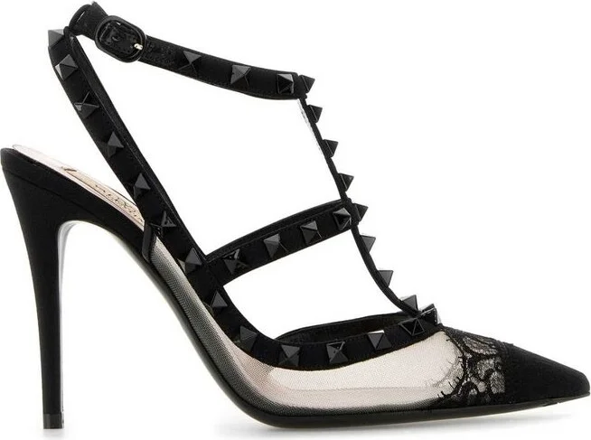 Valentino Garavani Rockstud Pointed Toe Pumps