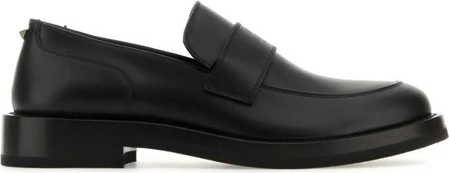 Valentino Garavani Rockstud Rounded Toe Loafers
