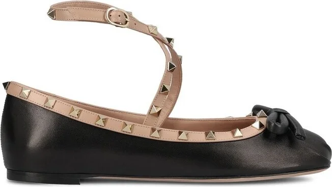 Valentino Garavani Rockstud Slip-On Ballerina Shoes