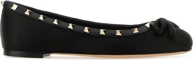 Valentino Garavani Rockstud Slip-On Ballerina Shoes