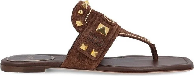 Valentino Garavani Rockstud Slip-On Thong Sandals
