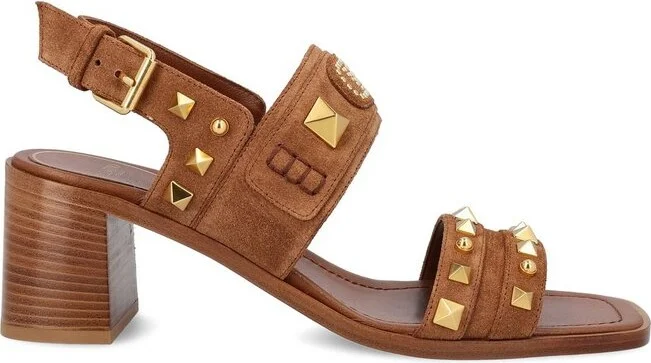 Valentino Garavani Rockstud Square Open Toe Sandals