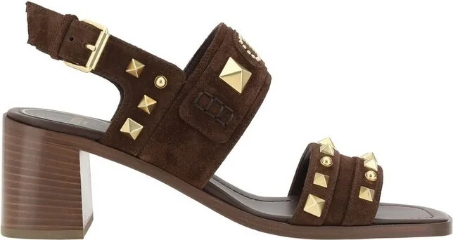 Valentino Garavani Rockstud Square Open Toe Sandals
