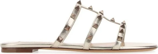 Valentino Garavani Rockstud T-Bar Sandals
