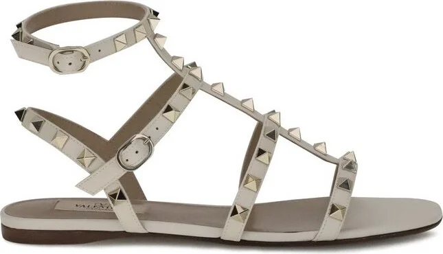 Valentino Garavani Rockstud T-Bar Strap Sandals