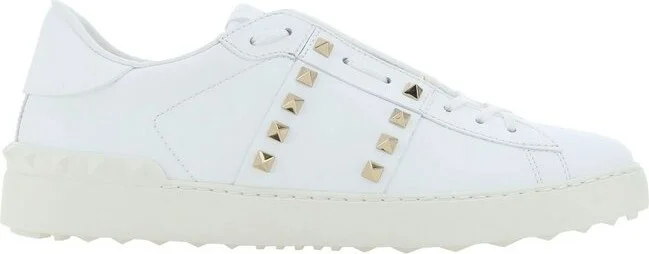 Valentino Garavani Rockstud Untitled Lace-Up Sneakers