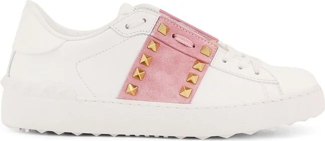 Valentino Garavani Rockstud Untitled Lace-Up Sneakers