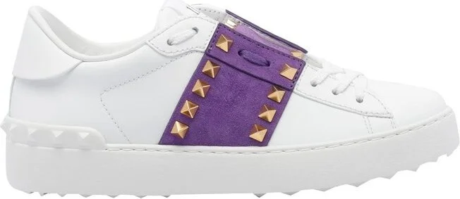 Valentino Garavani Rockstud Untitled Lace-Up Sneakers
