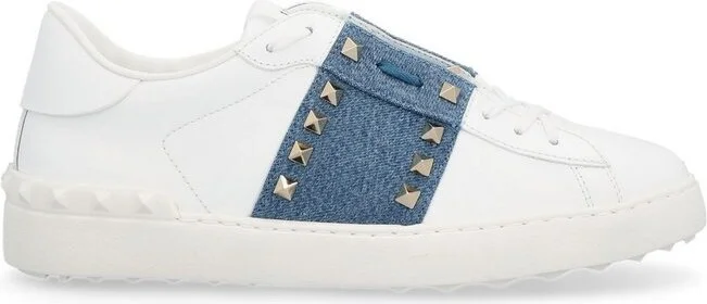 Valentino Garavani Rockstud Untitled Lace-Up Sneakers