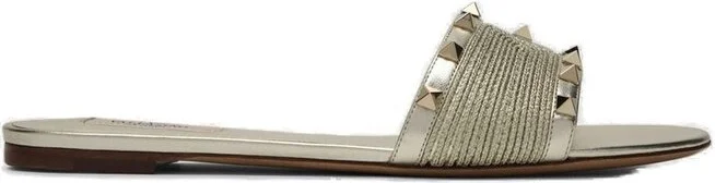 Valentino Garavani Roman Stud Slip-On Sandals