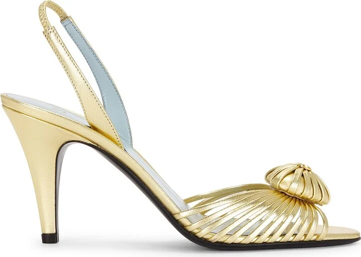 Valentino Garavani Royal Sandal in Metallic Gold