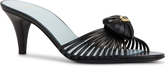 Valentino Garavani Royal Slide Sandal in Black - Image 2