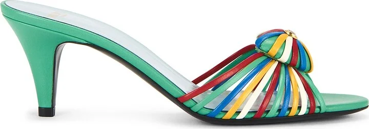 Valentino Garavani Royal Slide Sandal in Green