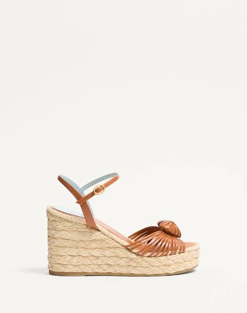 Valentino Garavani ROYAL WEDGE KIDSKIN SANDAL 100MM