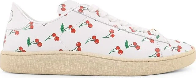 Valentino Garavani Royco Cherry Printed Lace-Up Sneakers