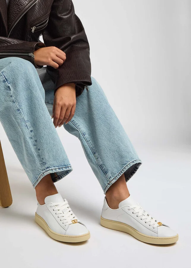 Valentino Garavani Royco Leather Sneakers - Image 5