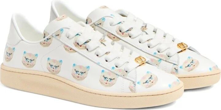 Valentino Garavani Royco Leather Sneakers - Image 2