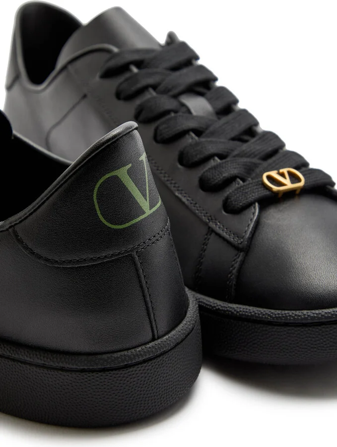 Valentino Garavani Royco Leather Sneakers - Image 4