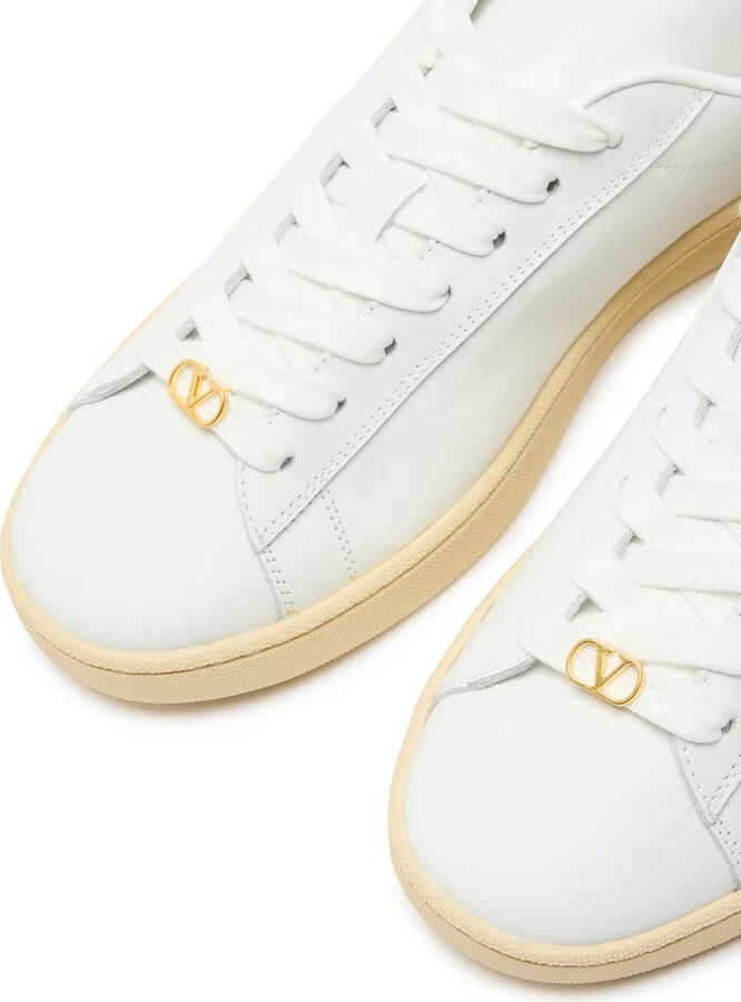 Valentino Garavani Royco Leather Sneakers - Image 3