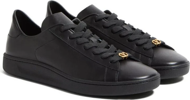 Valentino Garavani Royco Leather Sneakers - Image 4