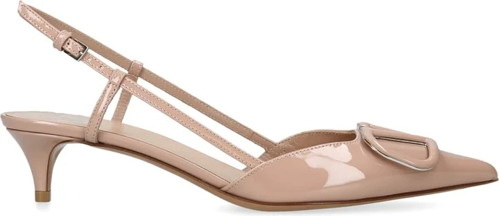 Valentino Garavani Slingback Logo Heels 40