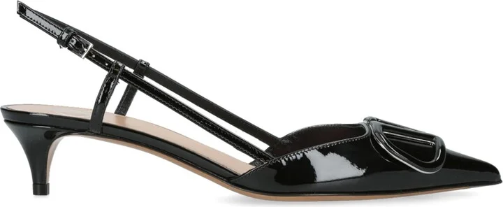 Valentino Garavani Slingback Logo Heels 40