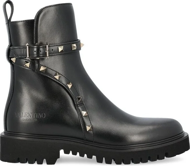Valentino Garavani Studded Ankle Boots