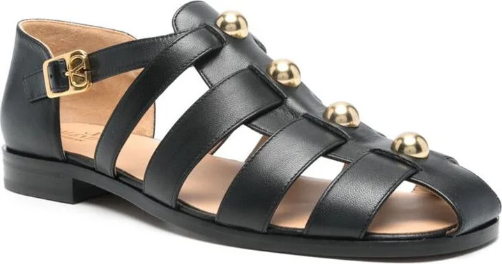 Valentino Garavani Studshield Leather Sandals - Image 2
