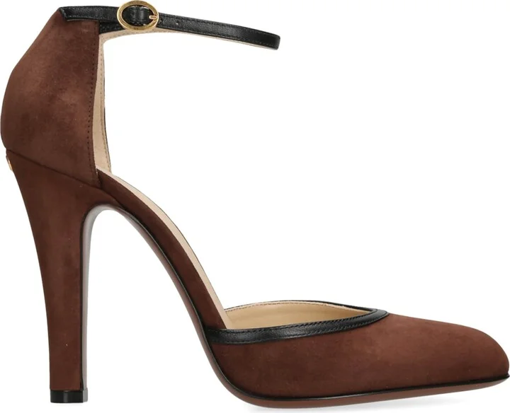 Valentino Garavani Suede Hi Dolly Pumps 105